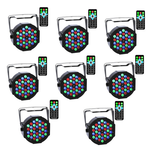 Luz De Escenario Rgb Led De 36x3w, Luces Par Dmx Activa...