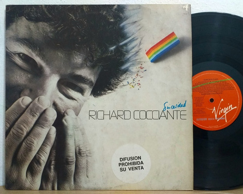 Richard Cocciante - Sinceridad - Lp Vinilo Promo Año 1984 