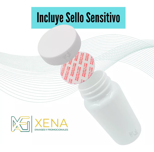 Envase Botella Pet Blanco 110 Ml Pastillas Capsulas X 30 Pzs