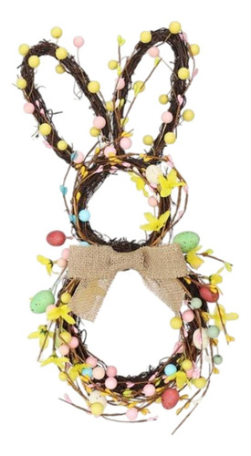 Guirnalda De Pascua Decorativa Para Porche, Con Huevos