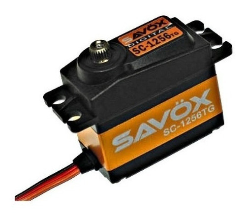 Servo Savox Sc 1256tg 20 Kg Titanium Engrenagem Digital