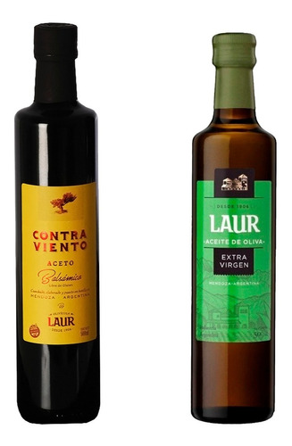 Combo X2 500 Ml Aceto Contraviento Laur + Aceite Ev Laur 