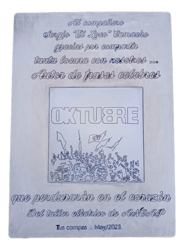 Grabados Personalizados Sobre Madera Logos Dedicatorias Arte