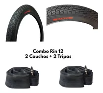 Comprar Combo Cauchos Para Bicicleta Rin 12 + 2 Tripas  Envio Gratis