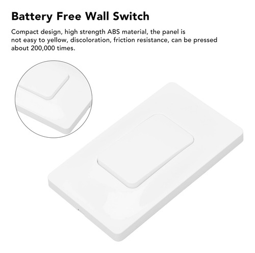 Batería De Pared Inalámbrica Autoalimentada De 433 Mhz Con C