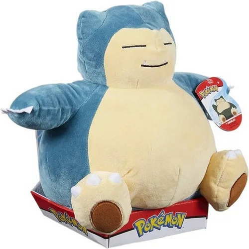Imagen 1 de 6 de Peluche Pokemon Go Snorlax 28 Cm Original Art 95257