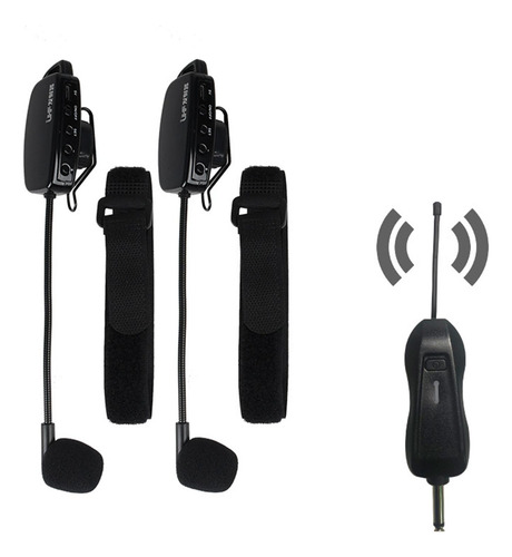 Micrófono Saxofón Altavoz Práctico Ajustable Recargable B