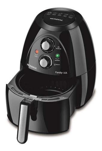 Fritadeira sem óleo Mondial NAF-05 Family preta 110V