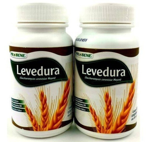 Combo 2 Potes De Levedura De Cerveja Probene - 800 Cápsulas Sabor Sem Sabor