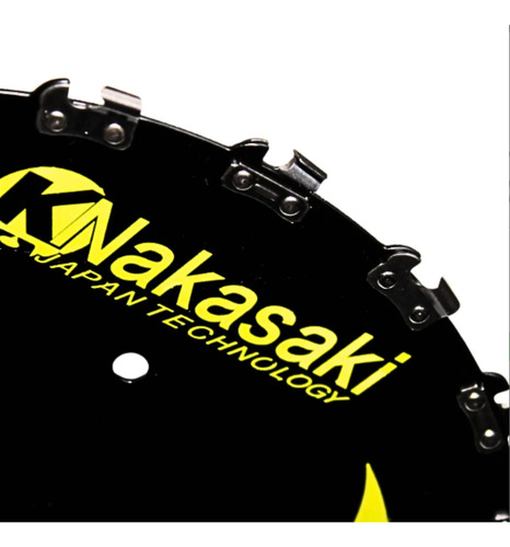 Disco Com Corrente Tipo Motosserra Para Roçadeira - 230mm