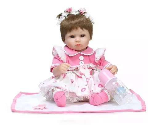 Boneca Bebê Reborn Laura Realista - Pronto Envio! Promoção