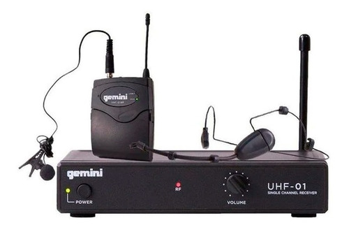 Micrófono Inalámbrico Cintillo/lavalier Gemini Uhf Audiofans