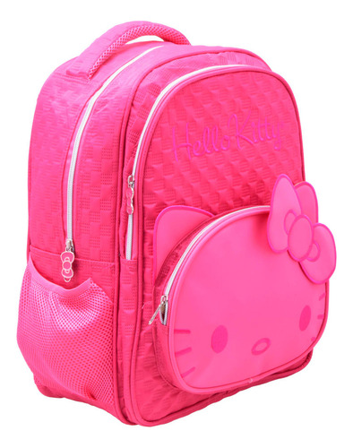 Mochila Primaria Infantil Sanrio Hello Kitty 20 L Rosa Liso