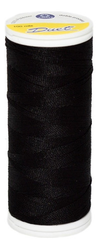 Caja 12 Pzas Coats Hilo Alta Costura Poliéster T6993 Duet Color T6993-4000 Negro