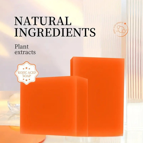 Jabón Amarillo De Ácido Kójico Y Limón 65g Inglés