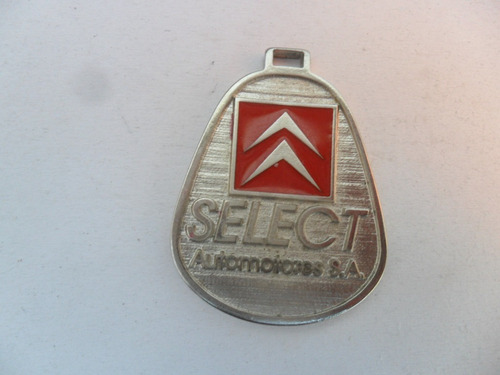 Llavero Insignia Citroen Select Automotores Metal Auto 