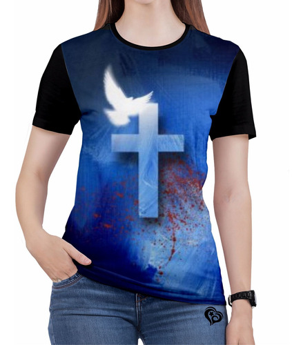 Camiseta Jesus Gospel Evangélica Feminina Roupas Infantil E6