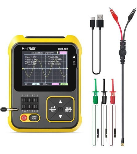 Osciloscopio Y Probador Transistor, Diodo, Condensador 2en1 