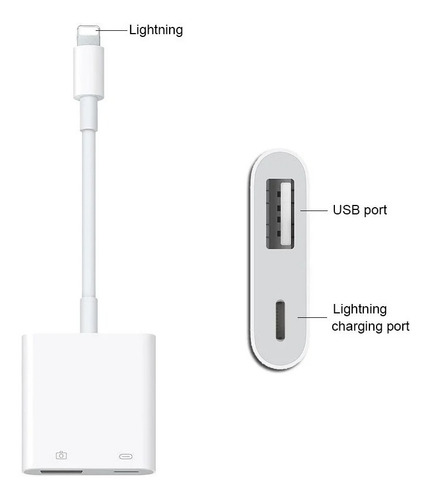 Apple Adaptador Lightning A Usb 3 Para Cámara Original