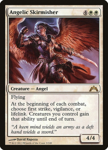 Cartas Magic: Angelic Skirmisher Nmint Gatecrash!!!