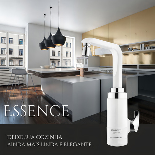 Grifo de pared electrónico Bc/Cr - Essence Lorenzetti 220V