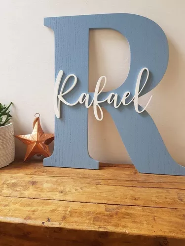 Letras Decorativas Para Habitación Niños, Mdf 6mm