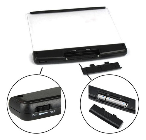Luz Nocturna Led De Placa Plana Para Leer Libros