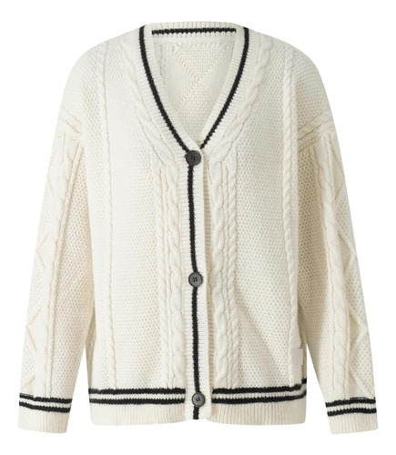 Suéteres Y Camisas De Lana Folclórica - Cardigan Único