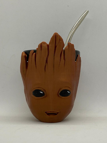 Mate Groot Impreso 3d + Bombilla 