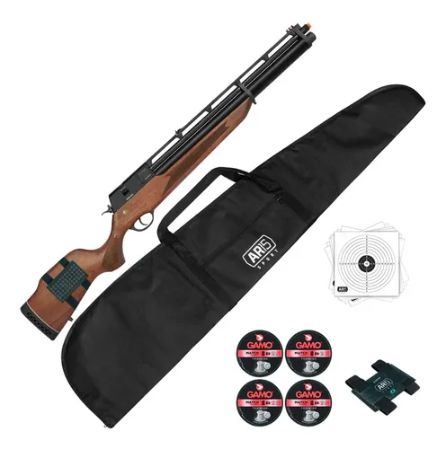 comprar Carabina Rossi R8 5.5 1150fps + 04 Latas Chumbinhos Gamo