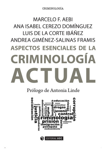 Libro Aspectos Esenciales De La Criminologã­a Actual