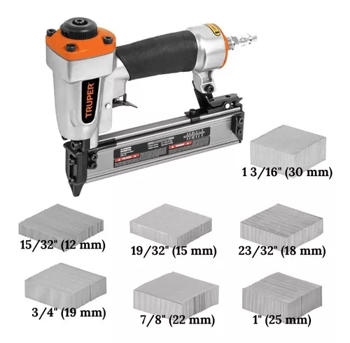 Pistola De Clavos Neumática Profesional 23 Con Clavos 12mm