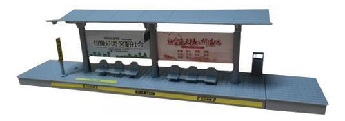 5 Modelo De Estación De Autobuses 1:64, Paisaje, Accesorios