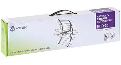 Antena Externa Hdtv/uhf/vhf Analógica E Digital Hdo20 Vinik