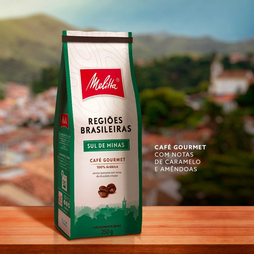 6 Café Gourmet Regiões Brasileiras Minas Sul Melitta 250g
