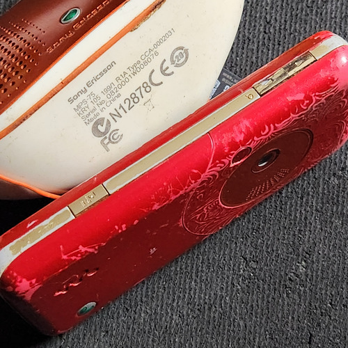 Sony Ericsson Walkman W660 18 Juegos, Movistar Con Accesorios,¡ Leer Descripcion!!, Celular Retro Coleccion Antiguo Old W200 W700 Nokia 1100 1108 1208 Terracota (Usado)