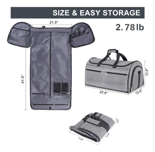 Traje De Viaje Convertible Bukere Para Equipaje De Mano