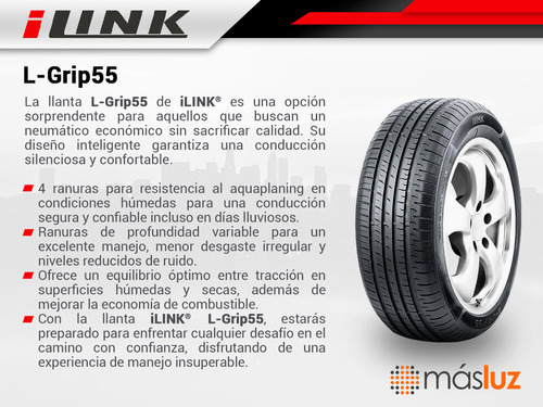 1 Llanta L-grip55 Ilink Medida 225/60r16 102v