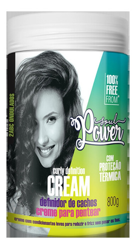  Creme para pentear Curly Styling Cream Soul Power 800g