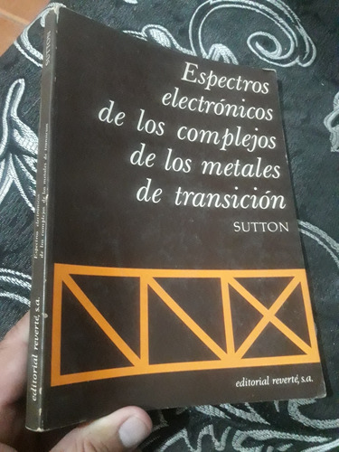 Libro Espectros Electrónicos De Los Complejos Sutton