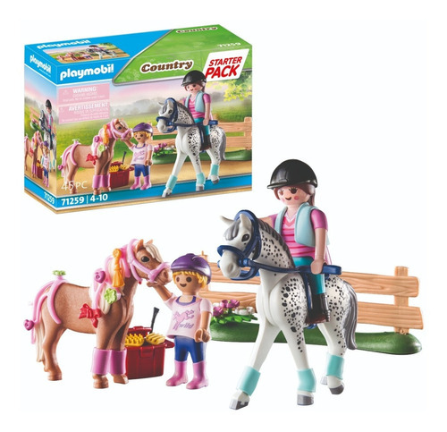 Playmobil   Starter Pack Cuidado De Caballos