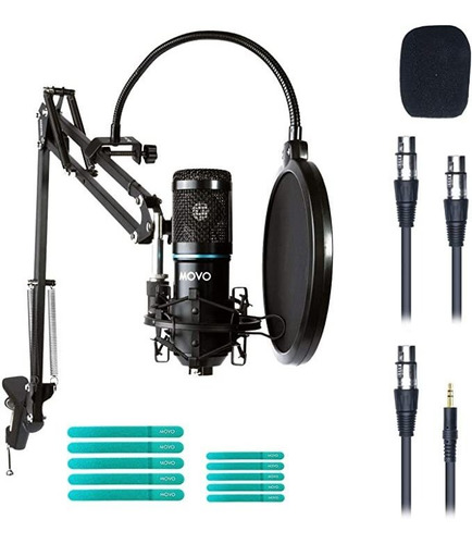 Movo Pc-m6 Universal Xlr Micrófono De Condensador Cardioid.