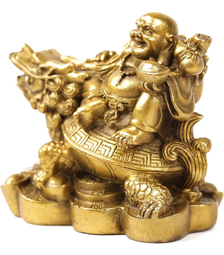Estatua De Buda Sonriente De Feng Shui, Escultura De Maitrey