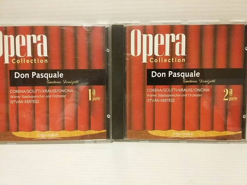 Don Pasquale. Donizetti. 2 Partes. 2cds.  