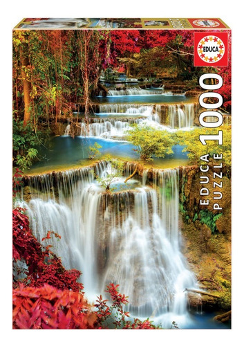 Puzzle Catarata En El Bosque  X 1000  Piezas Educa  