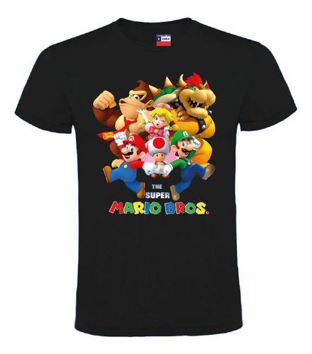 Poleras The Super Mario Bros Niños Y Adultos