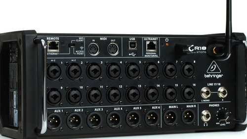 Mesa De Som Digital Xr18 Usb Behringer X Air Xr 18 Wi-fi Nfe