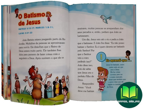 Imagem 2 de 6 de Bíblia Infantil Com 365 Histórias Ilustradas Para Crianças