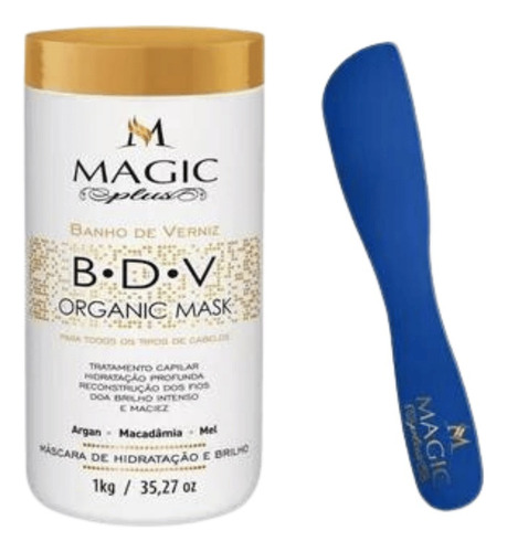 Mascara Hidratante Capilar Banho De Brilho Verniz 1k E Brind