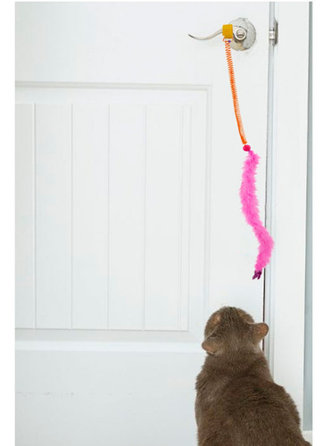 Imagen 5 de 10 de Juguetes Para Gatosvarios Y Boa Springy Jw Featherlite Catnp